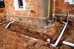 outside drainage Acton